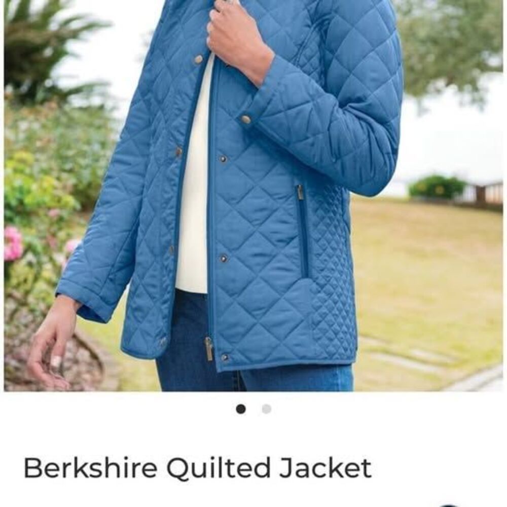 Berkshire Quilted Jacket by Appleseeds size PL NWOT